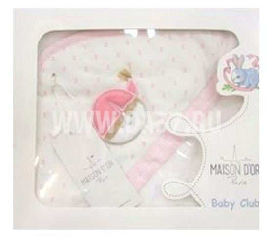 Детский махровый конверт BABY CLUB розовый