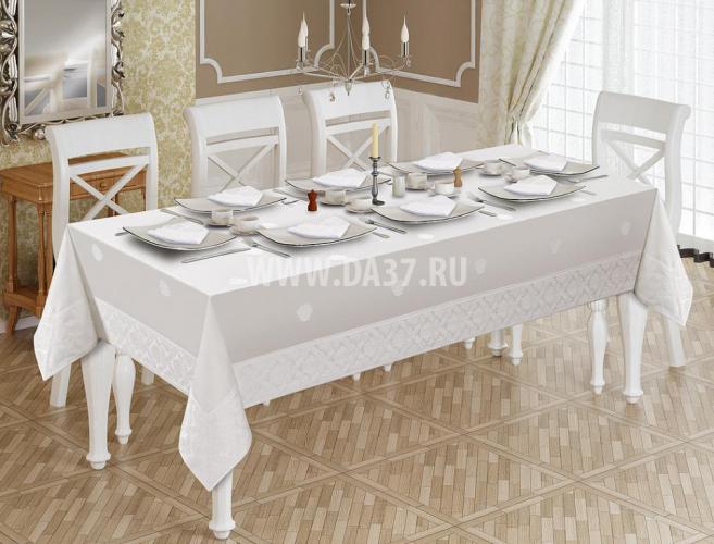 Скатерть жаккард KATLAMALI 160/270 см