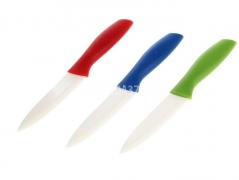 Нож для овощей 7,5 см. 
Нож изготовлен из белой циркониевой керамики, ручка покрыта термостойким каучуком.Производсво Lili  КНР.